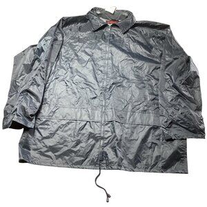 Majestic Premium Rainwear: Blue Utility Rain Jacket, Size X2